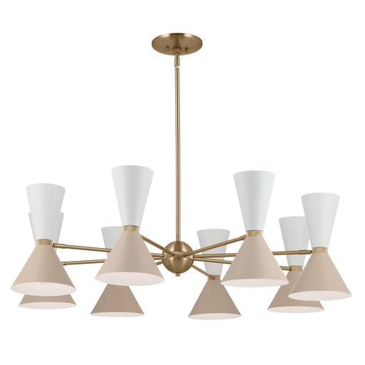 Phix 16-Light Chandelier in Champagne Bronze