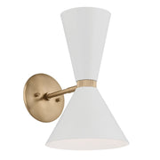Phix 2-Light Wall Sconce in Champagne Bronze