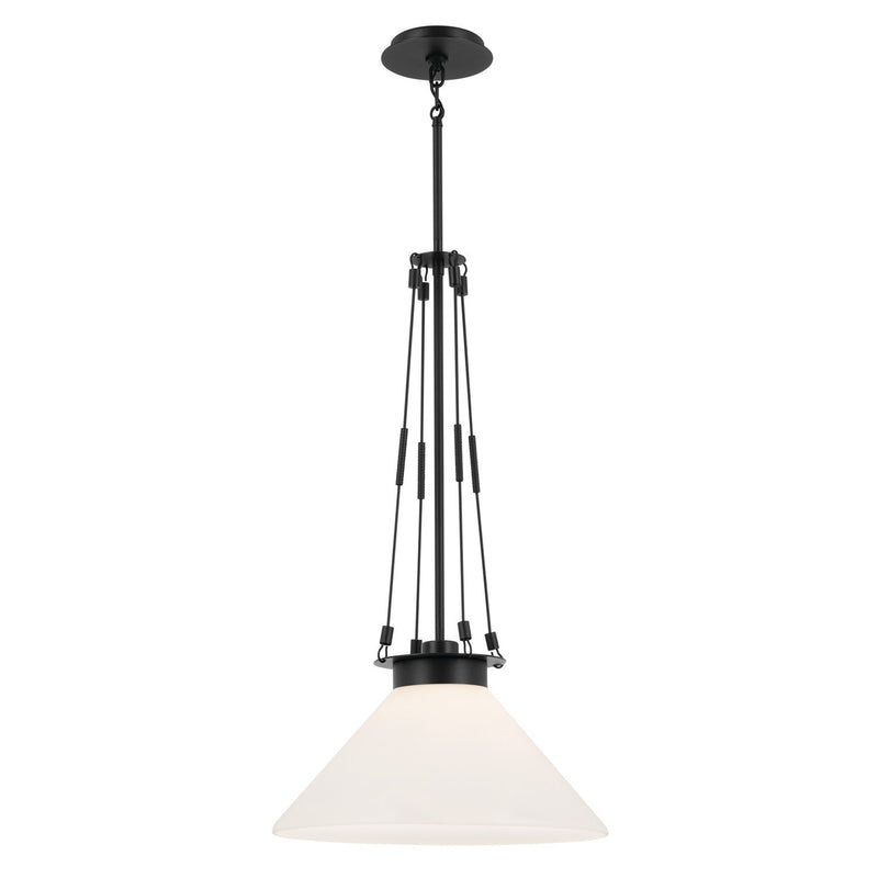 Albers 18.25" Pendant in Black