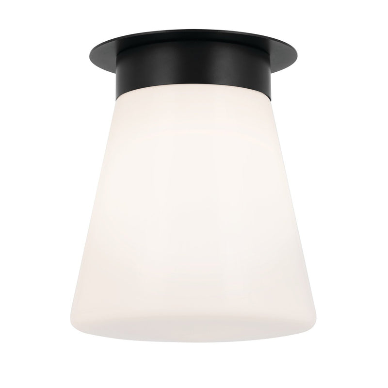 Albers 8.5" Flush Mount in Black