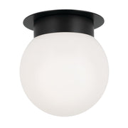 Albers 8" Flush Mount in Black