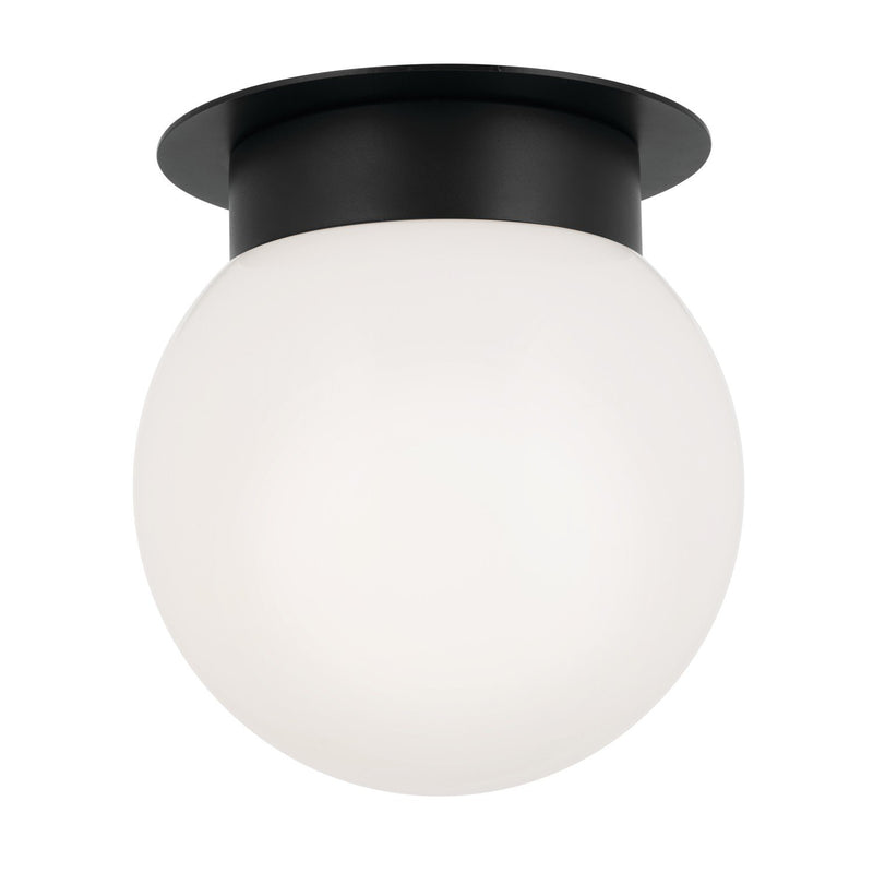 Albers 8" Flush Mount in Black