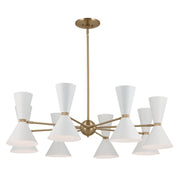 Phix 16-Light Chandelier in Champagne Bronze