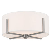 Malen 2-Light Flush Mount in Classic Pewter