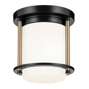 Brit Flush Mount in Black