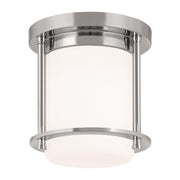 Brit Flush Mount in Polished Nickel