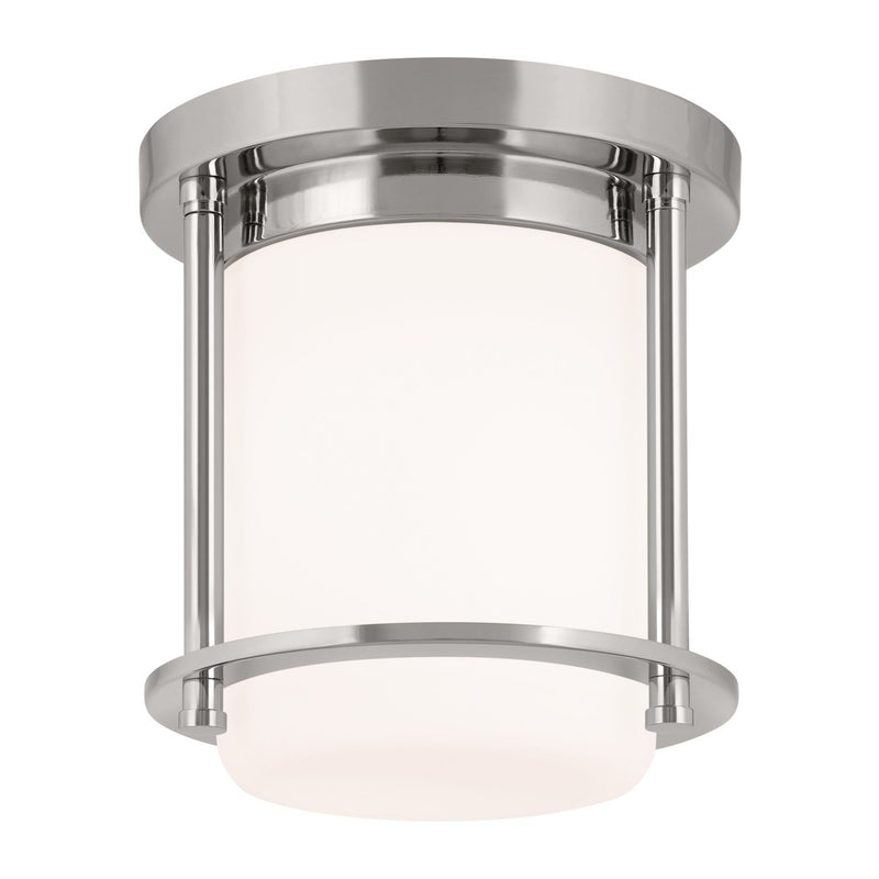Brit Flush Mount in Polished Nickel