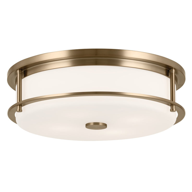 Brit 4-Light Flush Mount in Champagne Bronze