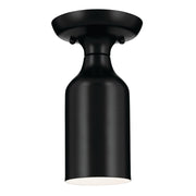 Sisu Semi-Flush Mount in Black