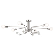 Ocala 6-Light Semi-Flush Mount in Polished Nickel