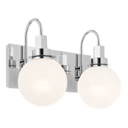 Hex 2-Light Bath Vanity Light in Chrome