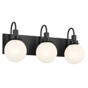 Hex 3-Light Bath Vanity Light in Black