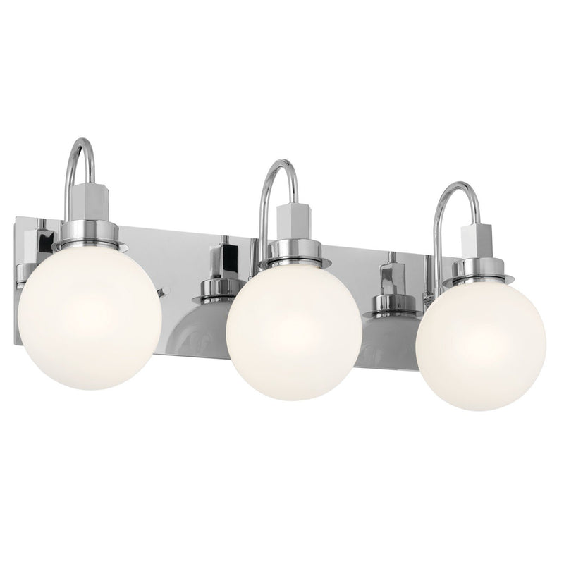 Hex 3-Light Bath Vanity Light in Chrome