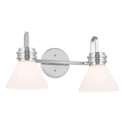 Farum 2-Light Bath Vanity Light in Chrome
