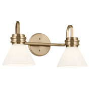 Farum 2-Light Bath Vanity Light in Champagne Bronze