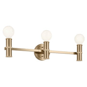 Torche 3-Light Bath Vanity Light in Champagne Bronze
