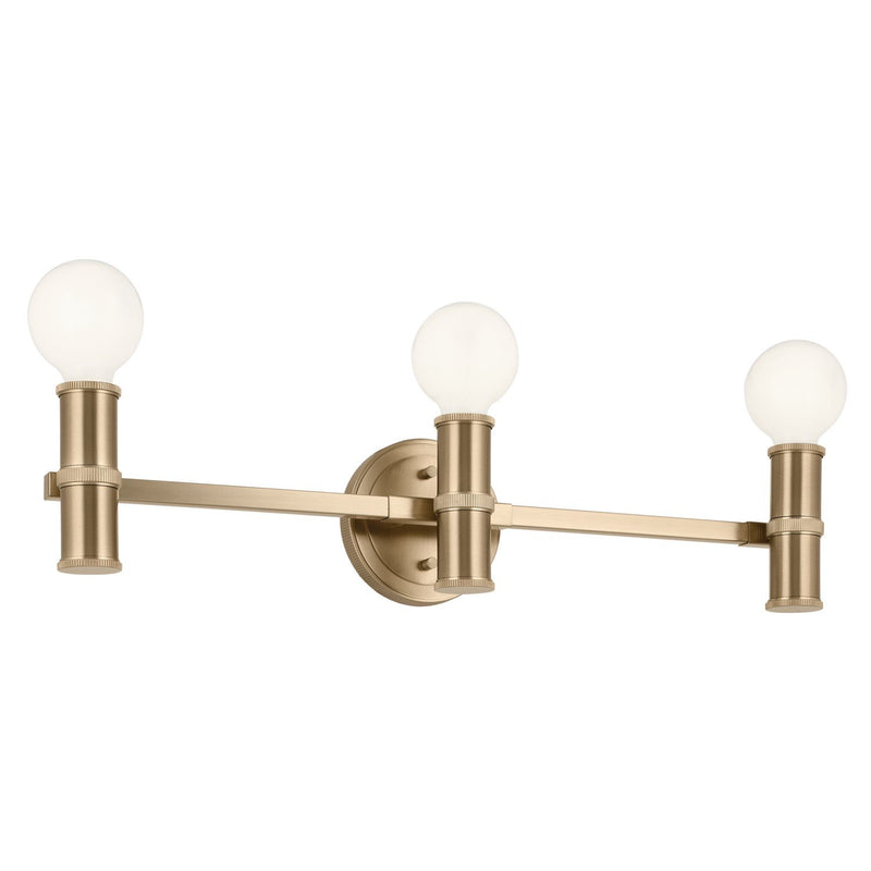 Torche 3-Light Bath Vanity Light in Champagne Bronze