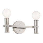 Torche 2-Light Bath Vanity Light in Polished Nickel
