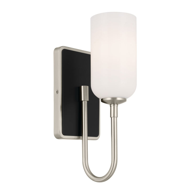 Solia Bath Sconce in Brushed Nickel