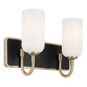 Solia 2-Light Bath Vanity Light in Champagne Bronze