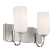 Solia 2-Light Bath Vanity Light in Polished Nickel