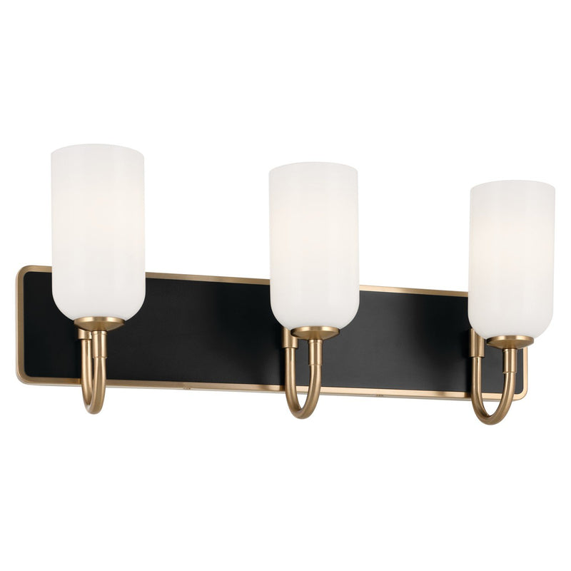 Solia 3-Light Bath Vanity Light in Champagne Bronze