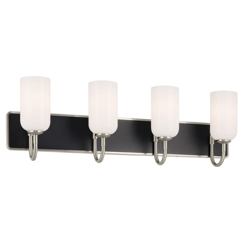 Solia 4-Light Bath Vanity Light in Brushed Nickel