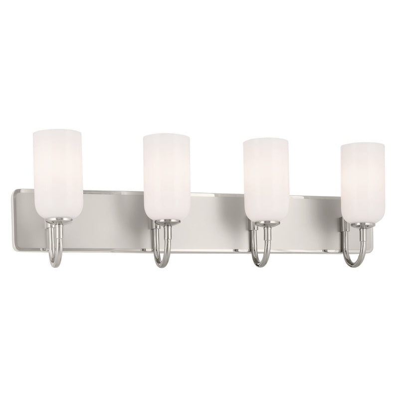 Solia 4-Light Bath Vanity Light in Polished Nickel