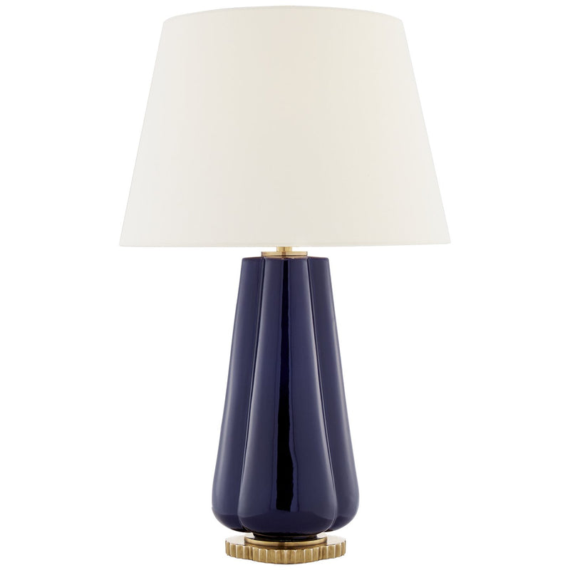 Penelope 2-Light Table Lamp in Denim Porcelain