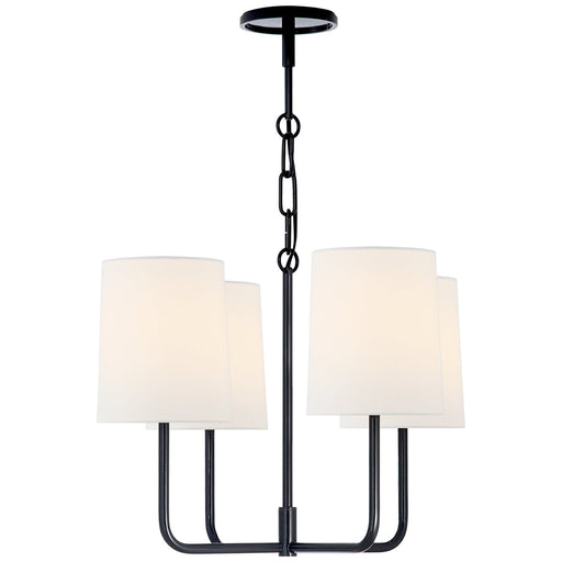 Go Lightly Small 4-Light Chandelier in Charcoal
