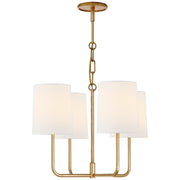 Go Lightly Small 4-Light Chandelier in Gild