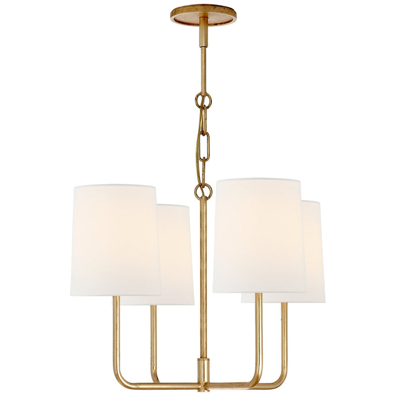 Go Lightly Small 4-Light Chandelier in Gild