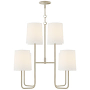 Go Lightly Medium 8-Light Chandelier in China White