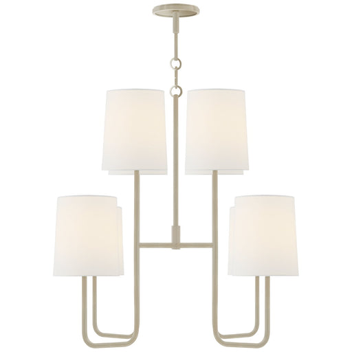 Go Lightly Medium 8-Light Chandelier in China White