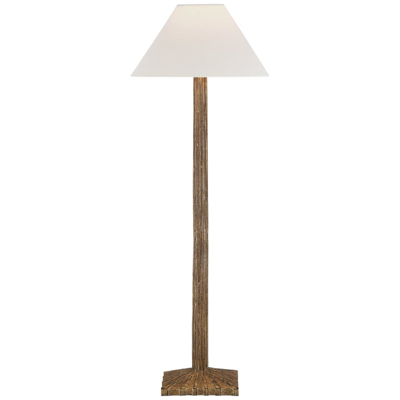 Strie Buffet Table Lamp in Gilded Iron