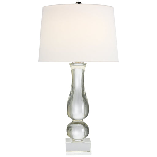 Contemporary Balustrade Crystal Table Lamp in Crystal