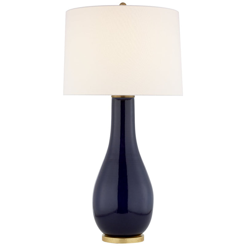 Orson Balustrade Table Lamp in Denim Porcelain