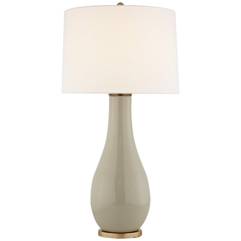Orson Balustrade Table Lamp in Coconut Porcelain