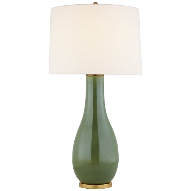 Orson Balustrade Table Lamp in Shellish Kiwi