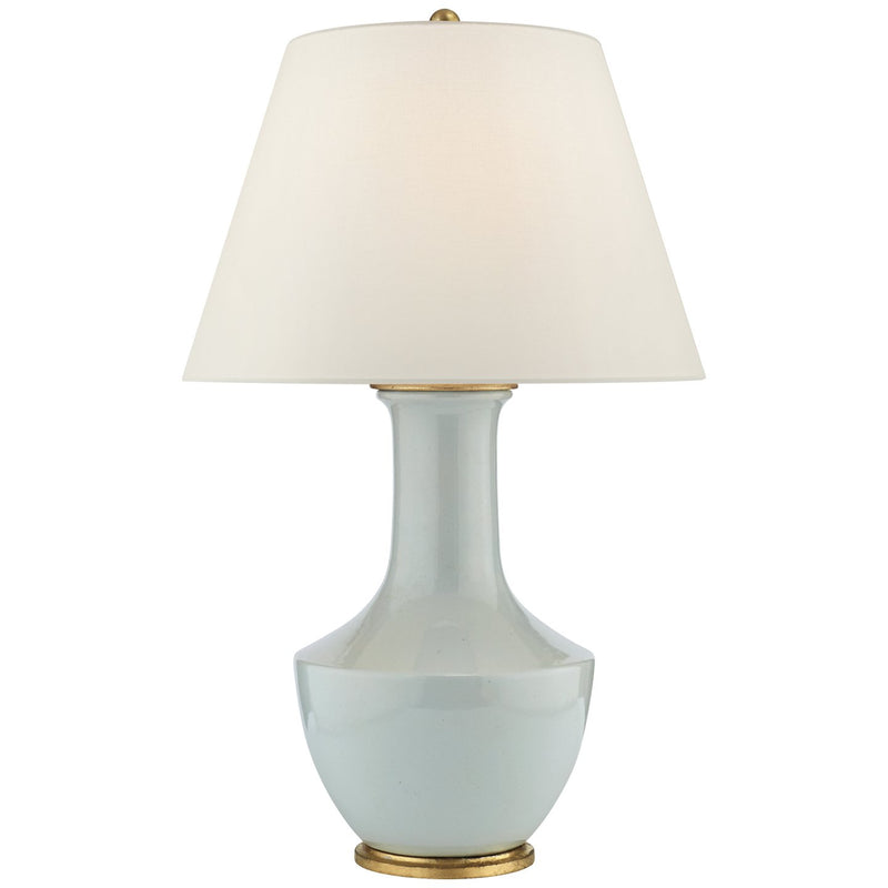 Lambay Table Lamp in Ice Blue Porcelain