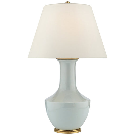Lambay Table Lamp in Ice Blue Porcelain