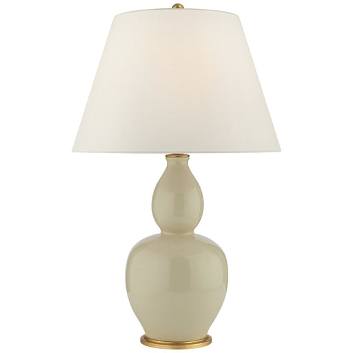 Yue Double Gourd Table Lamp in Coconut Porcelain