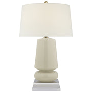 Parisienne Small Table Lamp in Coconut Porcelain