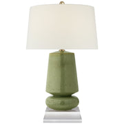 Parisienne Small Table Lamp in Shellish Kiwi
