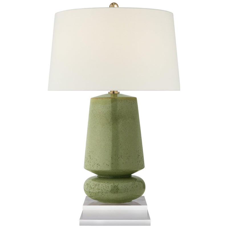 Parisienne Small Table Lamp in Shellish Kiwi