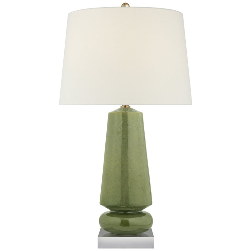 Parisienne Medium Table Lamp in Shellish Kiwi
