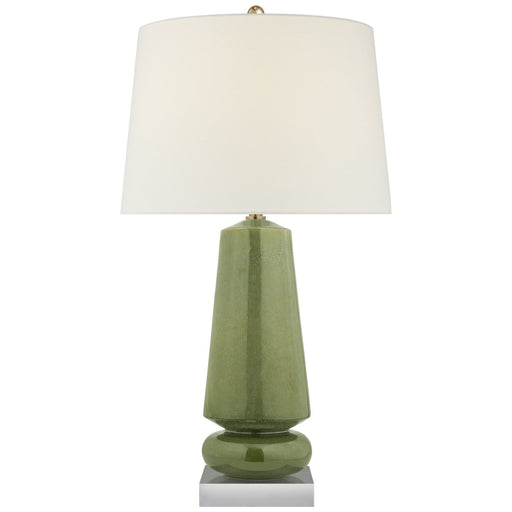 Parisienne Medium Table Lamp in Shellish Kiwi