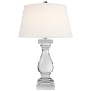 Balustrade Table Lamp in Crystal