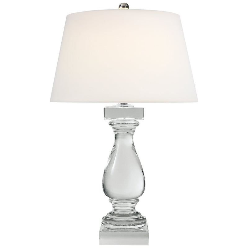 Balustrade Table Lamp in Crystal