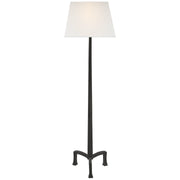 Strie Floor Lamp in Aged Iron